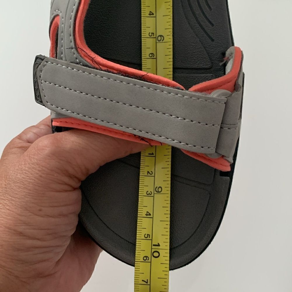 NWT Northside Lightweight Flexible Water Resistant Gray Pink Sandals Size 8 - Picture 8 of 12